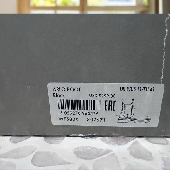ALLSAINTS Arlo $299 Chunky Chelsea Leather Boots Size EU 41 US 11 - Picture 12 of 15